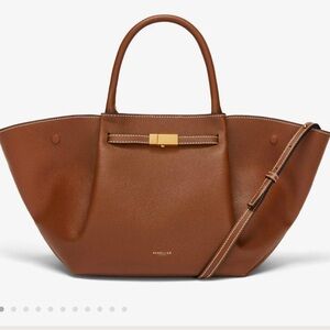 DeMellier Brown Gold Accent Tote